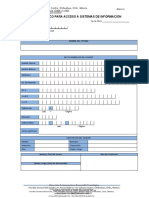 Formato de Acceso A Sistemas Informaticos