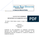 Chingozho Takawira Dissertation