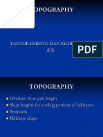 Topography: Faktor Lereng Dan Kemiringan (LS)