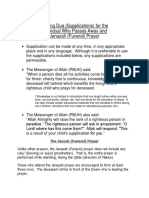 Making Dua (Supplications) For The Individual Who Passes Away and Janazah (Funeral) Prayer