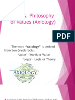 Lecture 9. Ethics. Philosophy of Values