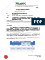 INFORME N°002 - Solicitud de Aprobación Del Analítico N°02