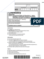 EDEXCEL A2 CHEMISTRY UNIT 4 January 2011