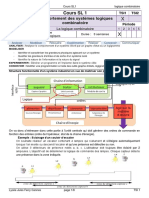 Cours SL 1 Logique Combinatoire