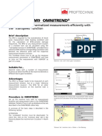 Technote #Cm9 Omnitrend: Carrying Out Rpm-Normalized Measurements Efficiently With The Trainspeed' Function