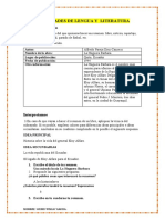 Actividades de Lenguaje Proyecto Cientifico Wendy Pincay