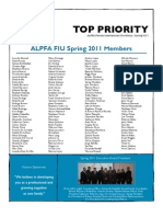 Top Priority ALPFA FIU Spr2011