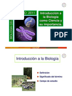 Clase 1-Concepto Biologia