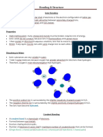 Bonding & Structure Notes