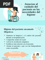 Atencion Al Cuidado Del Paciente en Las Necesidades Del Higiene