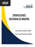 Semana 2 Operaciones Unitarias en Minería