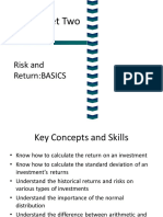 Risk - Return - Week 5 - 6