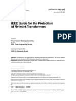 IEEE STD C37.108-2002 IEEE Guide For The Protection of Network Transformers