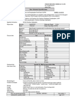 Raw Material Specification: CODE: F-SA401