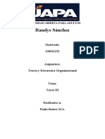 Tarea 3 Teoria y Estructura Organizacional