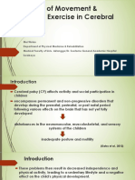 Materi PIR - Dr. S M Mei Wulan, SP - KFR-K Application of Movement - Therapeutic Exercise in Cerebral Palsy