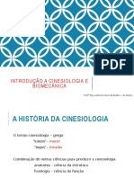 Introdução A Cinesiologia e Biomecânica