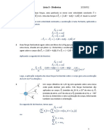 Física Mecânica - Lista 3 - Dinâmica SOLUÇÕES