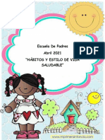 Escuela de Padres - Abril 2021 - Hábitos y Estilo de Vida Saludable