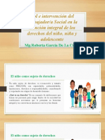 Rol e Intervención Del Trabajador Social, en La Atención Integral, Protección y Vigilancia de Los Derechos Del Niño, Niña y Adolescente