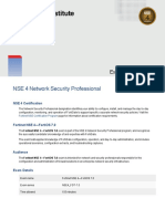 NSE 4 Network Security Professional: Exam Description