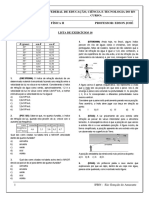 Lista de Exercicios 16 - Fisica II Integrado