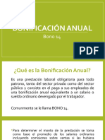 Bonificación Anual