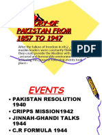 History of Pakistan From 1857 To 1947