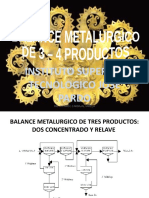 BALANCE METALURGICO 3 - 4 Productos