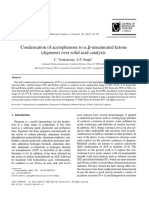 Condensation of Acetophenone To (Dypnone) Over Solid Acid Catalysts