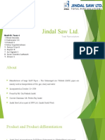 Jindal Saw LTD.: Batch B-Team 4