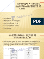 Aula1 - Introdução À Teoria Da Informação