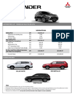 CVT - 2.0L: Customer Price List - Peninsular Malaysia (0% SST)