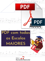 Ebook Escalas Maiores Harmonia Essencial Prof. Silvio Ribeiro