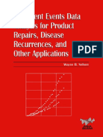 Recurrent Events Data Analysis For Product Repairs Disease Recurrences and Other Applications by Wayne B Nelson Z-Liborg