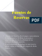 Fuentes de Reservas