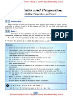 ICSE Class 10 Maths Chapter 07 Ratio and Proportion Including Properties and Uses