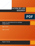 Clasificacion de Los Seguros