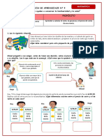 ACTIVIDAD 04 de Noviembre MATEMÁTICA Una Propuesta de Ideas para La Venta de Mantas