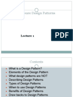 Lecture 1 Software Design Patterns Update