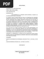 Carta Notarial