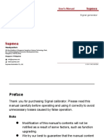 c703 Signal Generator User Manual