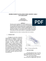 Mobile Robot Navigation Using Monte Carlo Localization: Amina Waqar