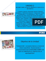 Clase Unidad 2 Nociones en Que Se Construye El Edificio de Las Matemáticas