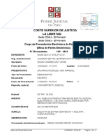 La Libertad Corte Superior de Justicia: Cargo de Presentación Electrónica de Documento (Mesa de Partes Electrónica) 195