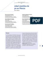 La Productividad Científica de La Odontología en México.: Scientific Productivity of Dentistry in Mexico