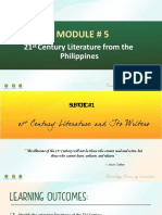 (M5 MAIN) 21st Century Literature From The Philippines