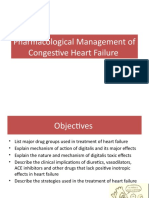 Pharmacological Management of Congestive Heart Failure