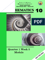 Mathematics: Quarter 1 Week 5