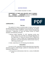 DTI v. Steelasia Manufacturing Corp., G.R. No. 238263, November 16, 2020